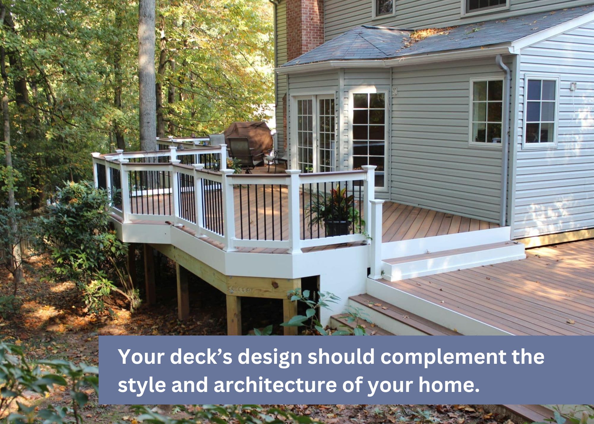 make sure your deck complements the style of your home