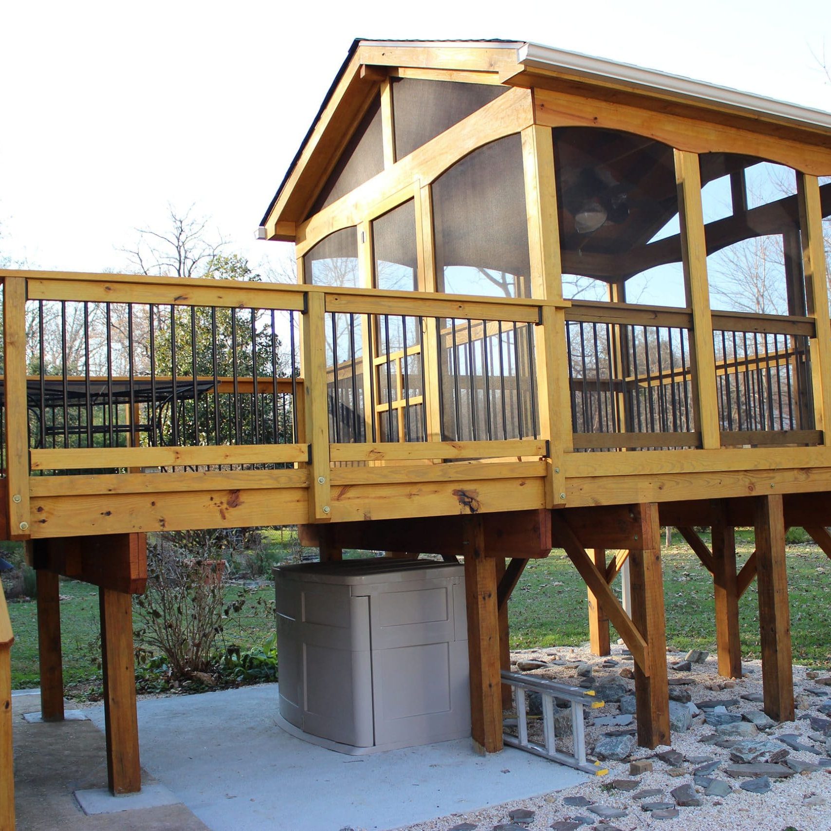 wood porch